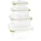 Ozeri INSTAVAC Green Earth Food Storage Container Set with Locking Lids